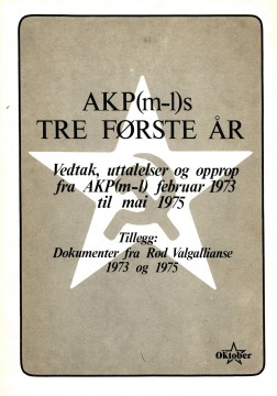 Diverse forfattere: AKP(m-l)s tre første år