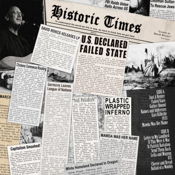 David Rovics: Historic Times (vinyl)