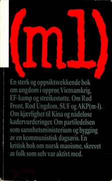 Terje Tvedt: (ml) - En bok om maoismen i Norge