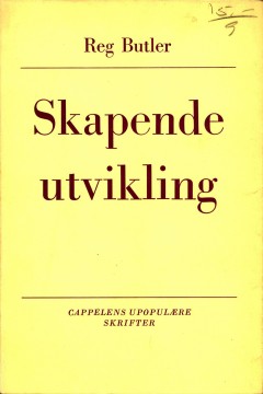 Reg Butler: Skapende utvikling