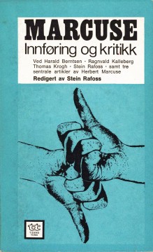 Stein Rafoss (red): Marcuse - Innføring og kritikk