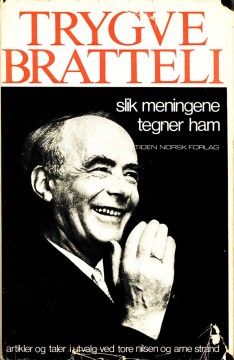 Tore Nilsen (red), Arne Strand (red): Trygve Bratteli - Slik meningene tegner ham
