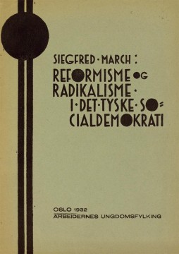Siegfred Marck: Reformisme og radikalisme i det tyske socialdemokrati